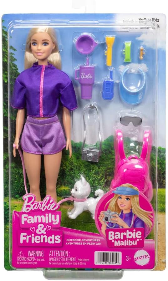 Barbie ?Malibu? Outdoor Adventures Fashion Doll